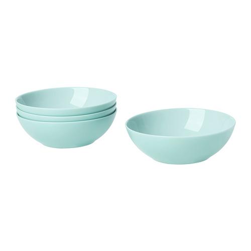 BESEGRA
Bowl 5x Ø16 cm light turquoise/4 pack