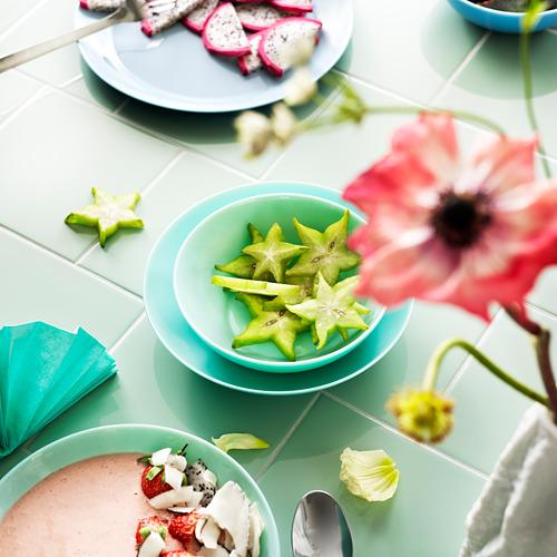 BESEGRA
Bowl 5x Ø16 cm light turquoise/4 pack