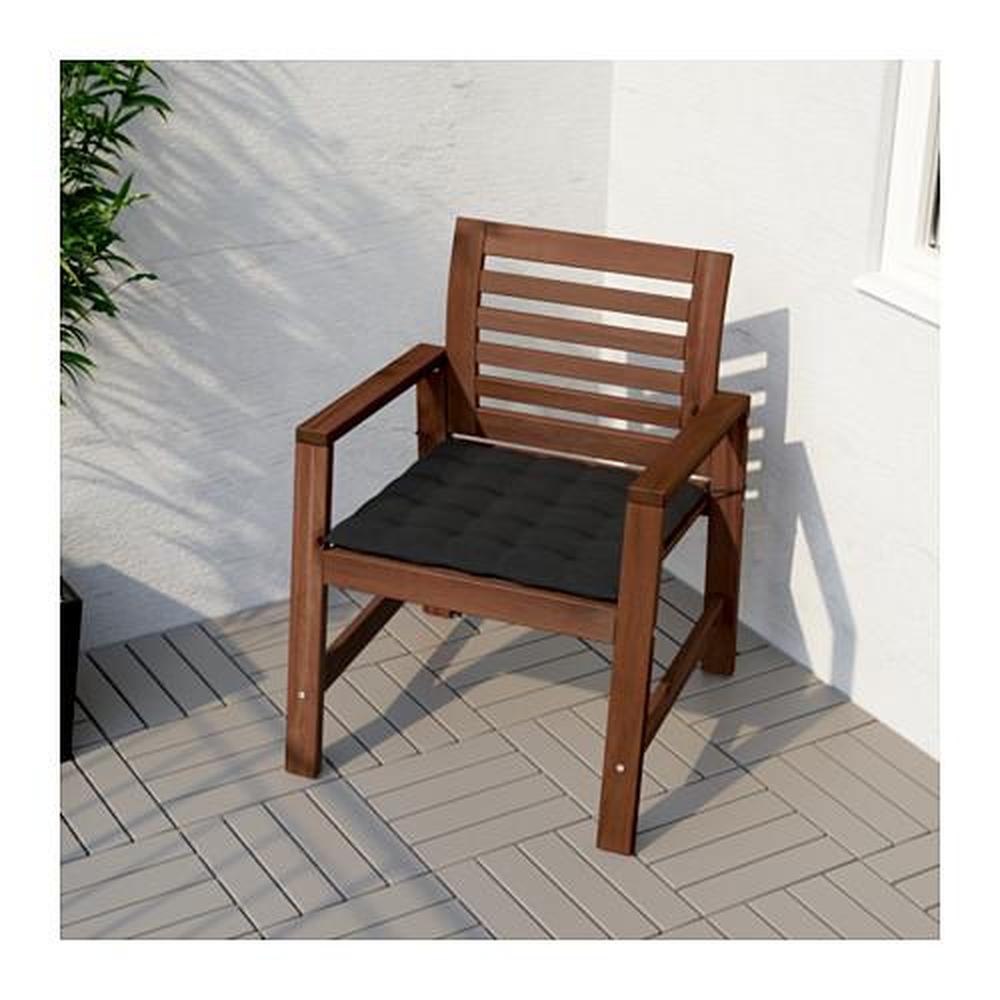 HÅLLÖ garden chair cushion black , best fits for your sitting comfort, IKEA chair cushions available in Pakistan at homesop.com - we have the largest collection of homebox IKEA products in Pakistan - with easy return, exchange & refund policy's