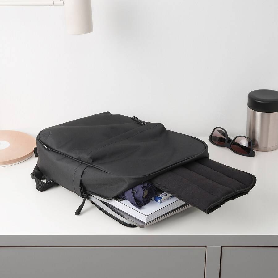 HERDIS Chair cushion, black