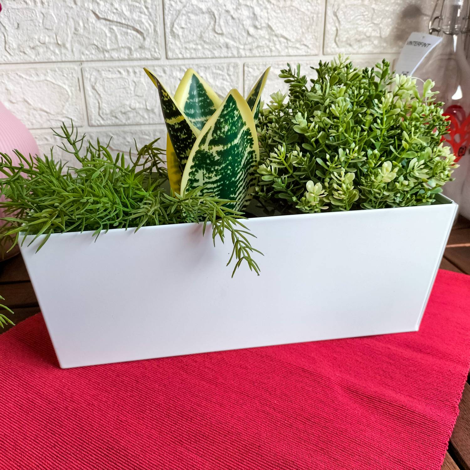 bittergurka plant pot BITTERGURKA Plant pot white – HomesopSolutions