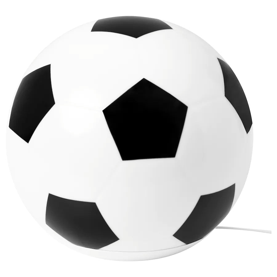 ÄNGARNA LED table lamp, football pattern