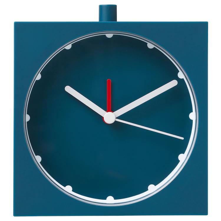 IKEA BAJK Alarm clock, dark blue  , Clock IKEA in Pakistan