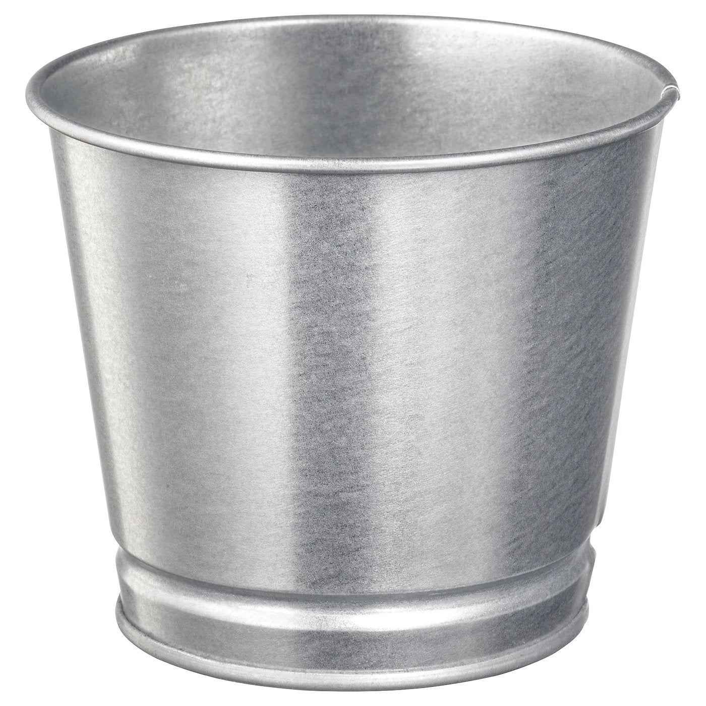 BINTJE. 
Plant pot, galvanised, 9 cm