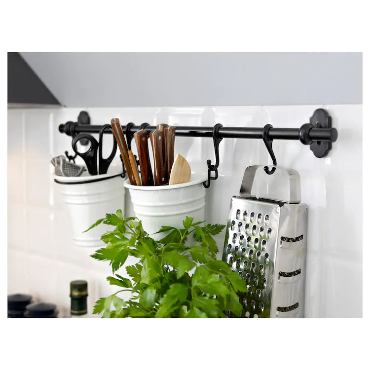 FINTORP Cutlery Stand, White/Black