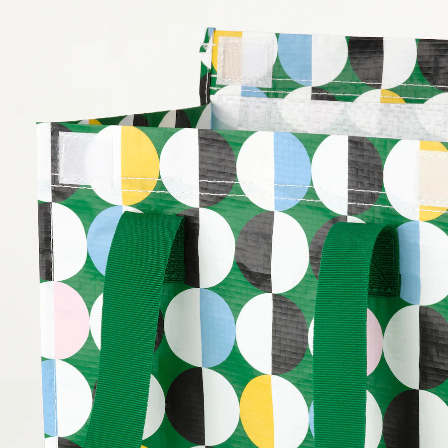 FLADDRIG Lunch bag, patterned/multicolour