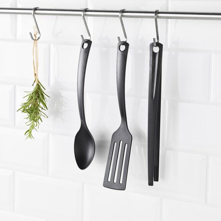 GNARP
3-piece kitchen utensil set, black
