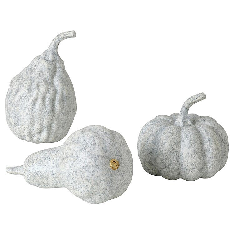 HÖSTKVÄLL Decoration pumpkin, set of 3