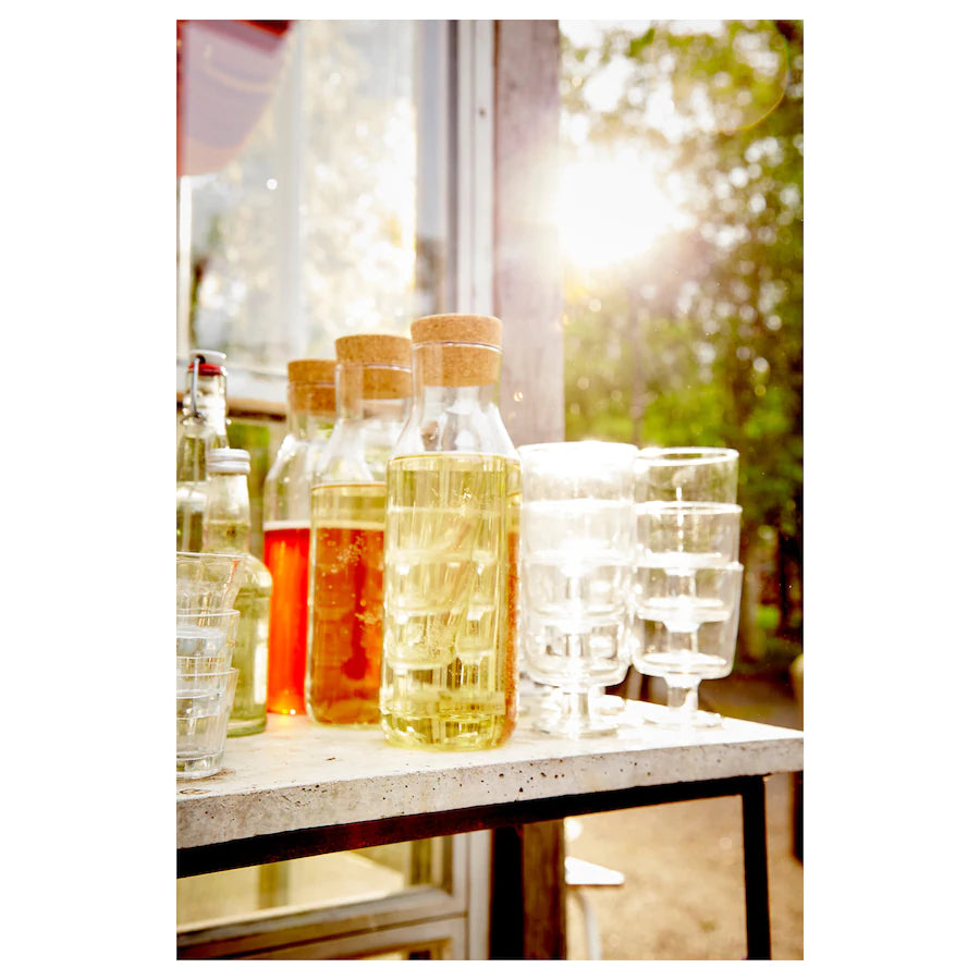 IKEA 365+
Carafe with stopper, clear glass/cork1
