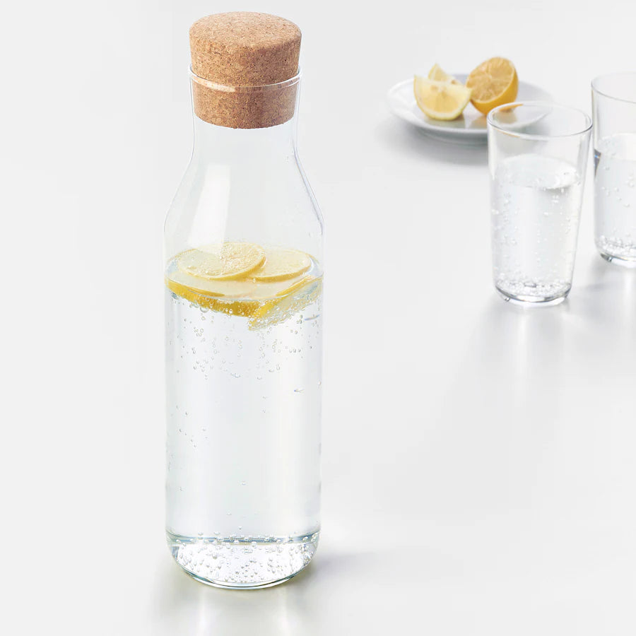IKEA 365+
Carafe with stopper, clear glass/cork1