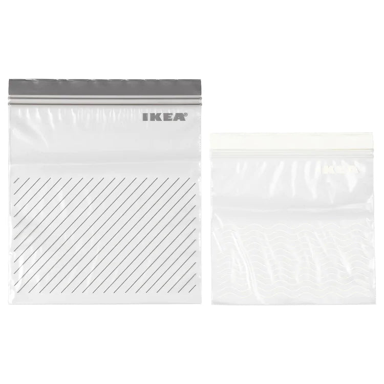 ISTAD
Resealable bag, yellow /white x50