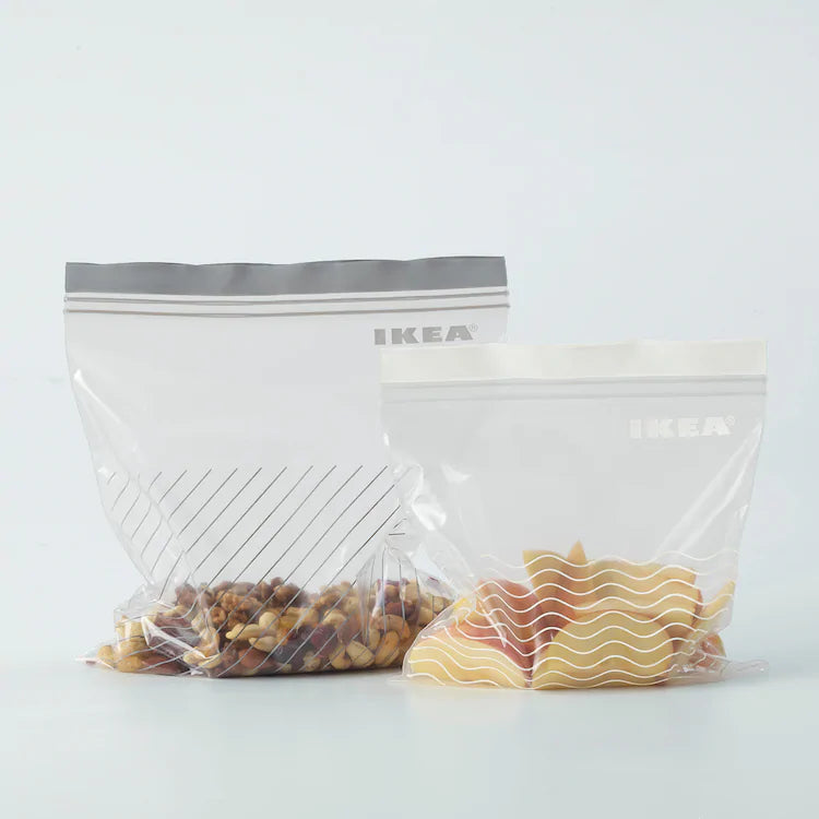 ISTAD
Resealable bag, yellow /white x50