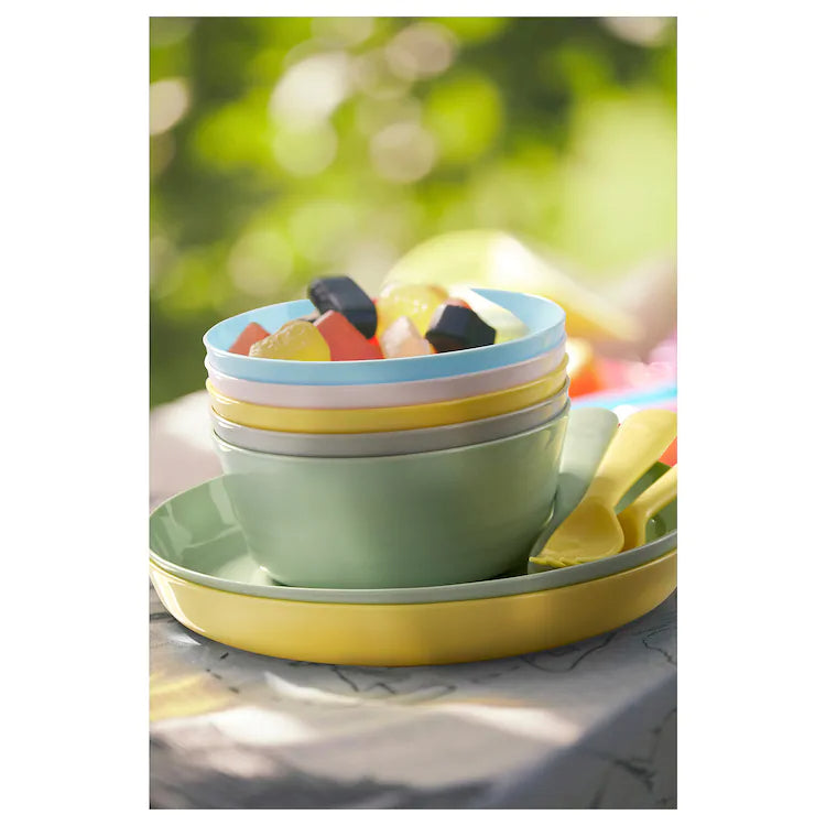KALAS Plate, multicolour x6