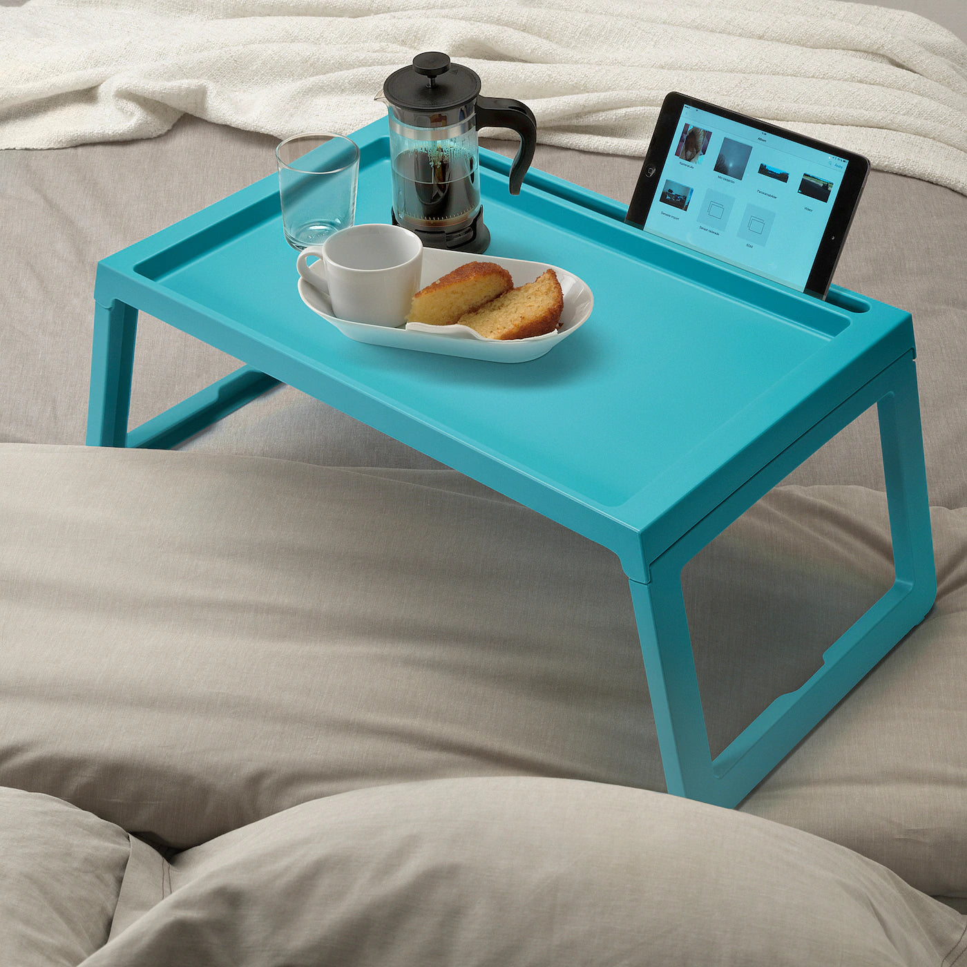 KLIPSK.
Bed tray, black