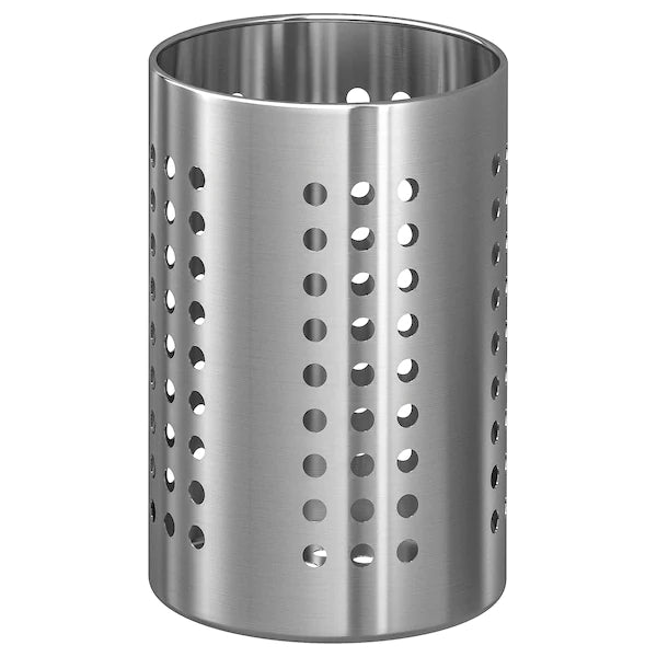 ORDNING
Kitchen utensil rack, stainless steel, 18 cm