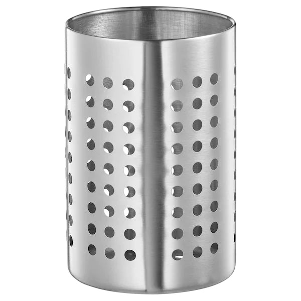 ORDNING
Kitchen utensil rack, stainless steel, 18 cm