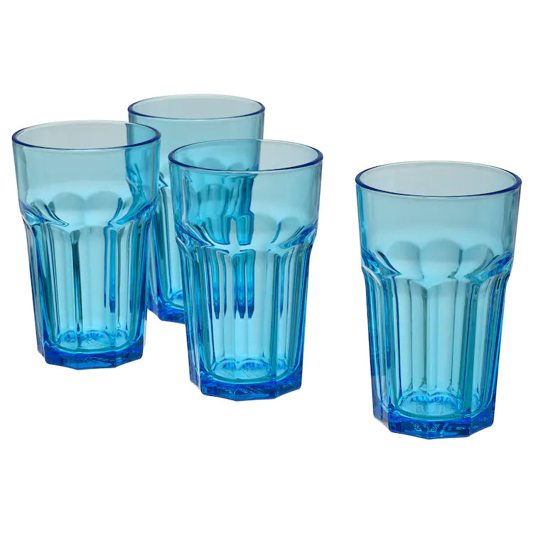 POKAL Drinking Glass, blue