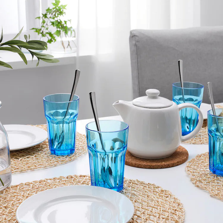 POKAL Drinking Glass, blue