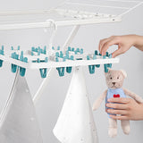 SLIBB Hang dryer 24 clothes pegs