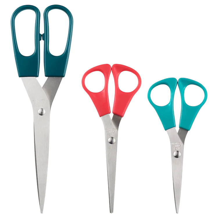 TROJKA
Scissors, set of 3, multicolor