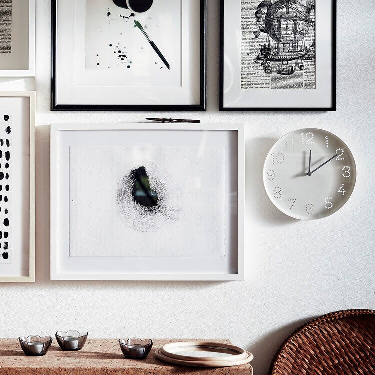TROMMA Wall clock, white