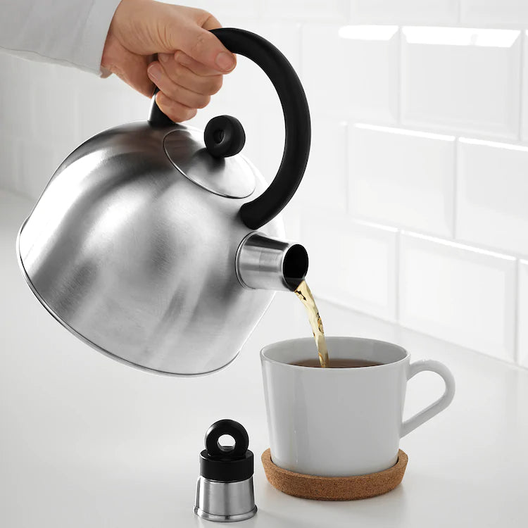 VATTENTÄT
Kettle, stainless steel/black 2 L
