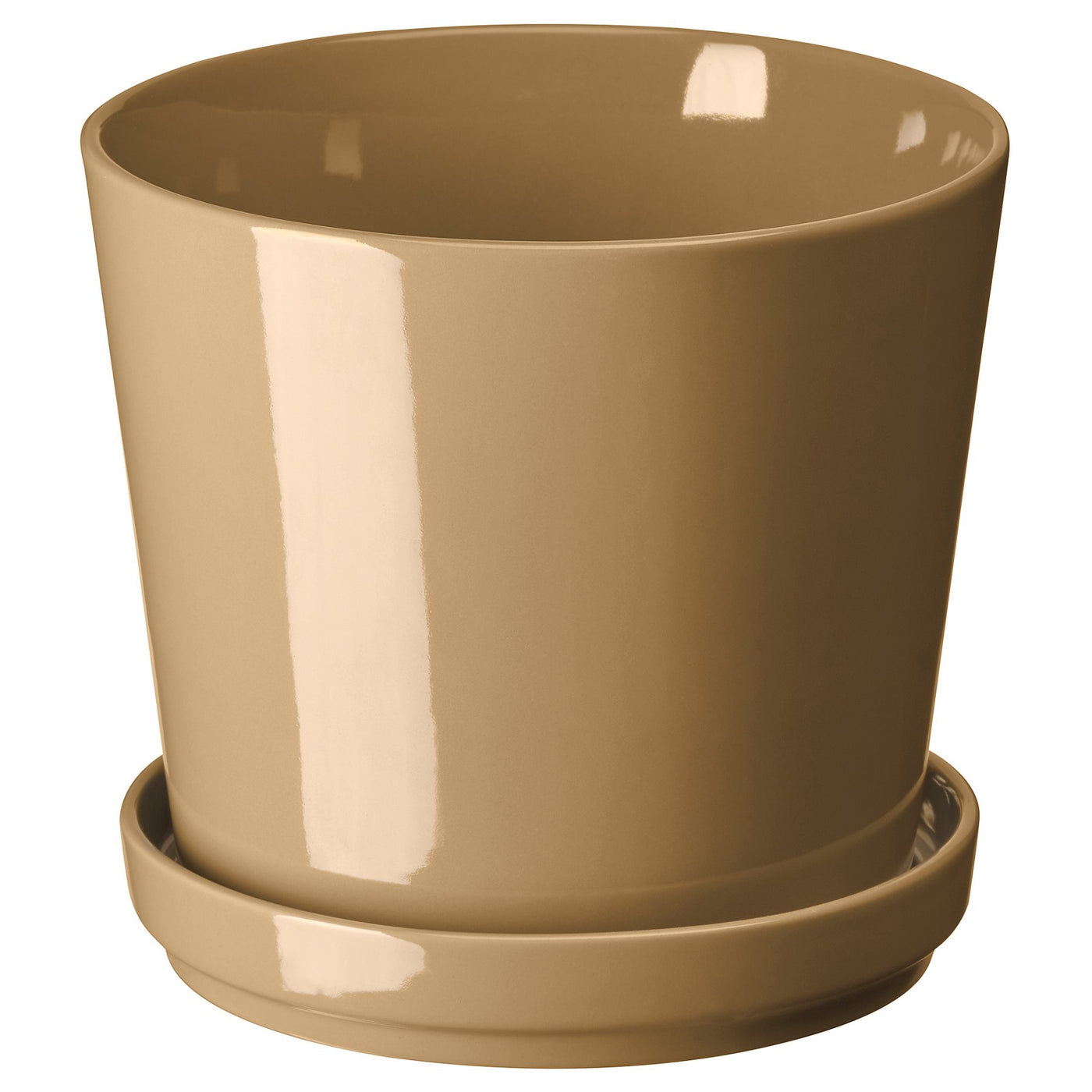 PLANT POT WITH SAUCER , 15 CM