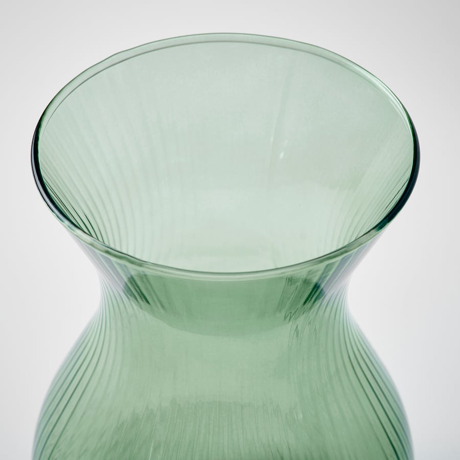 ROSENMÅS
Vase, green, 18 cm