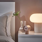 BONDTOLVAN
Alarm clock, analog/pale pink