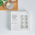 Essentials 100-Piece Unscented Tealight Candle Set - 3.5 h