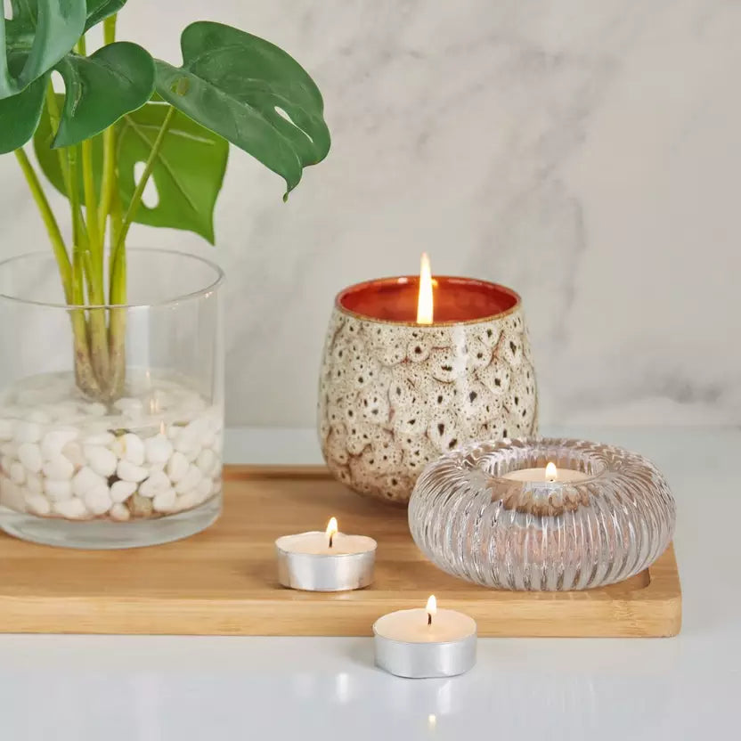 Essentials 100-Piece Unscented Tealight Candle Set - 3.5 h