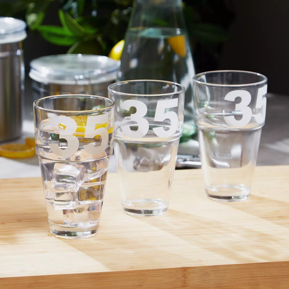 Stadium 3-Piece Glass Tumbler Set - 350 ml