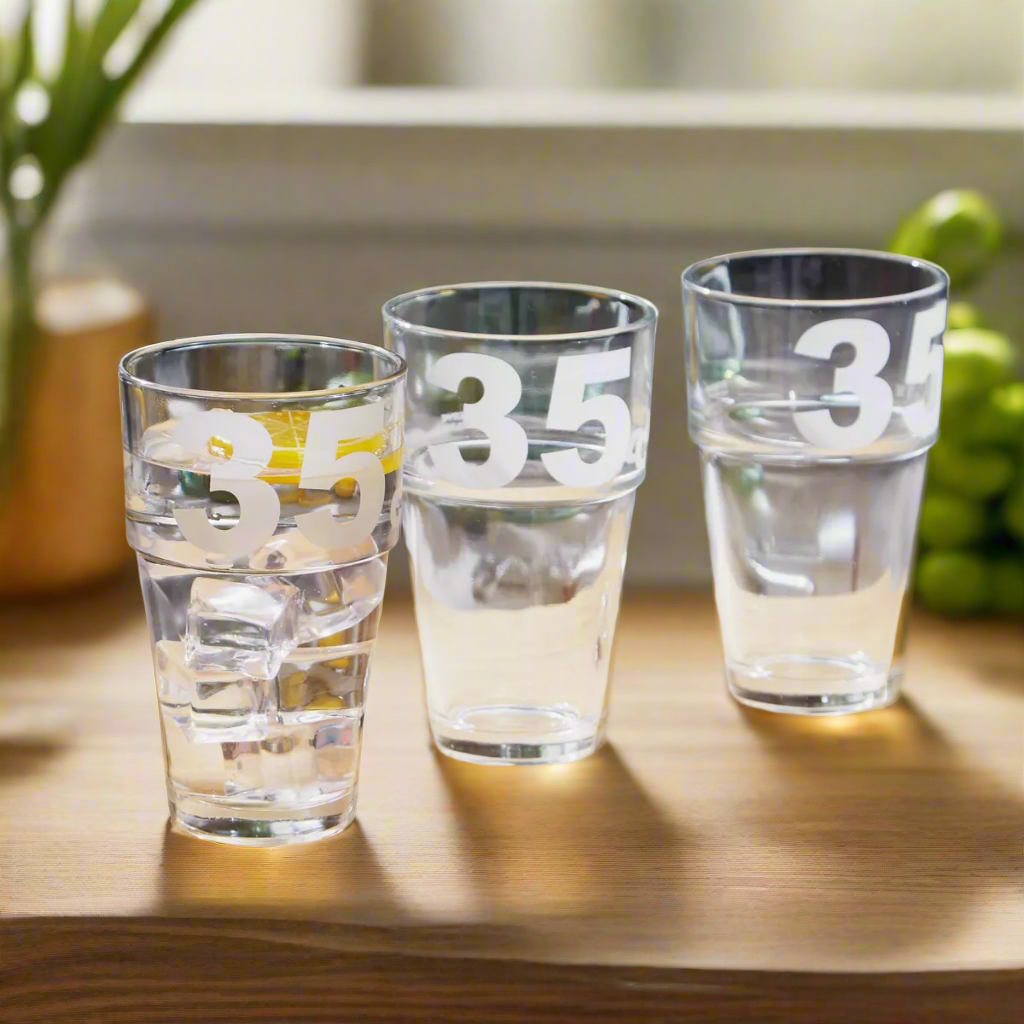 Stadium 3-Piece Glass Tumbler Set - 350 ml