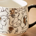Faces Porcelain Mug - 320 ml