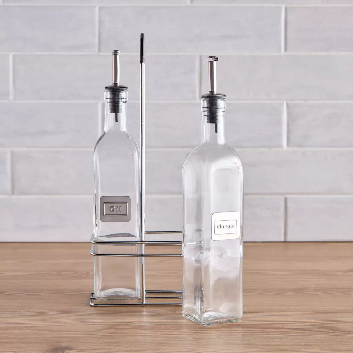 Jephen 2-Piece Oil and Vinegar Bottle Set - 500 ml