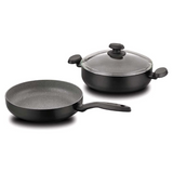 KORKMAZ MIA NERO COOKWARE SET BLACK