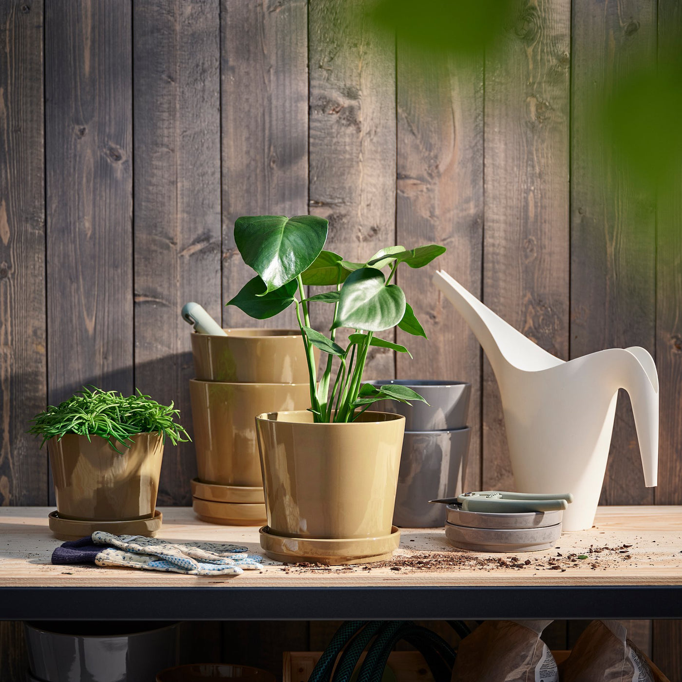 hay plant pot with saucer PLANT POT WITH SAUCER , 15 CM – HomesopSolutions