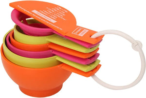 Seven-Piece Multicolor Measuring Cup Set