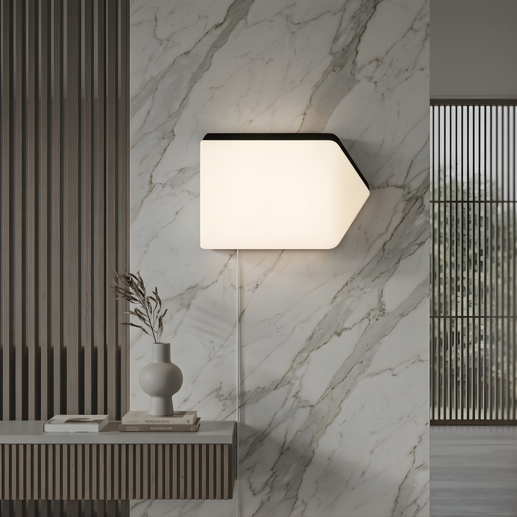 BAGAREN wall lamp with built-in LED light