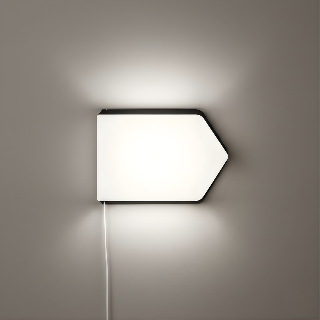 BAGAREN wall lamp with built-in LED light