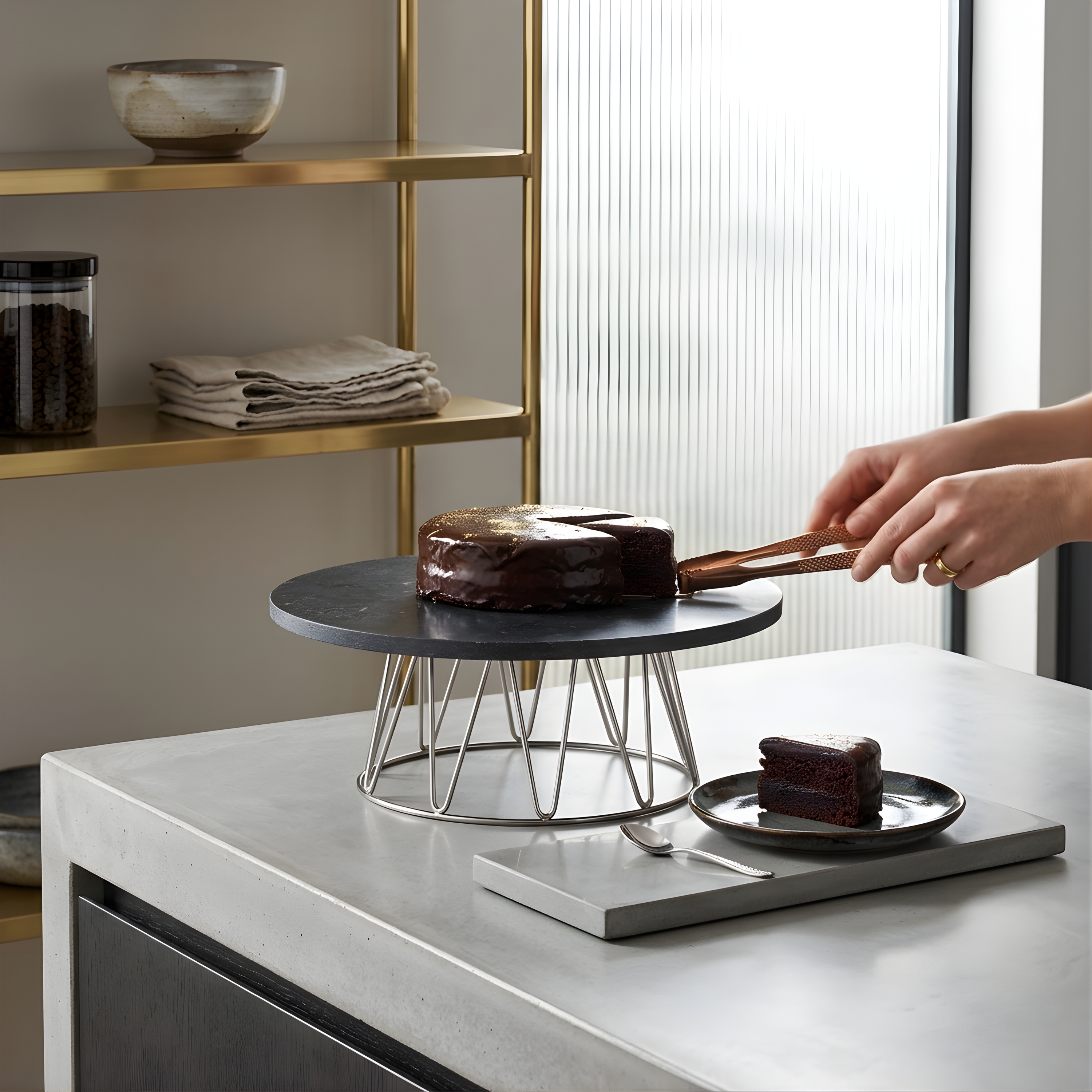 BAKGLAD Cake stand, 29 cm