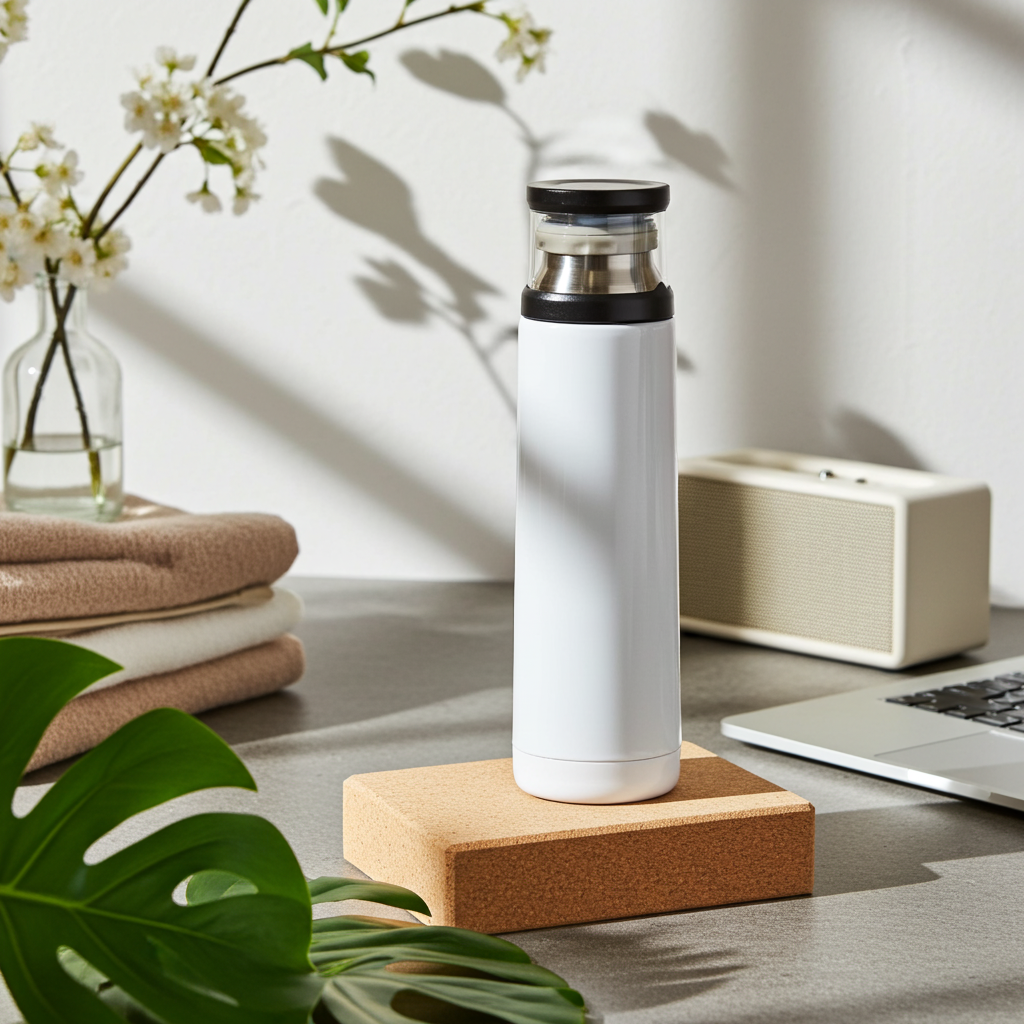 Ambarella Vacuum Bottle with mug cap - 500 ml