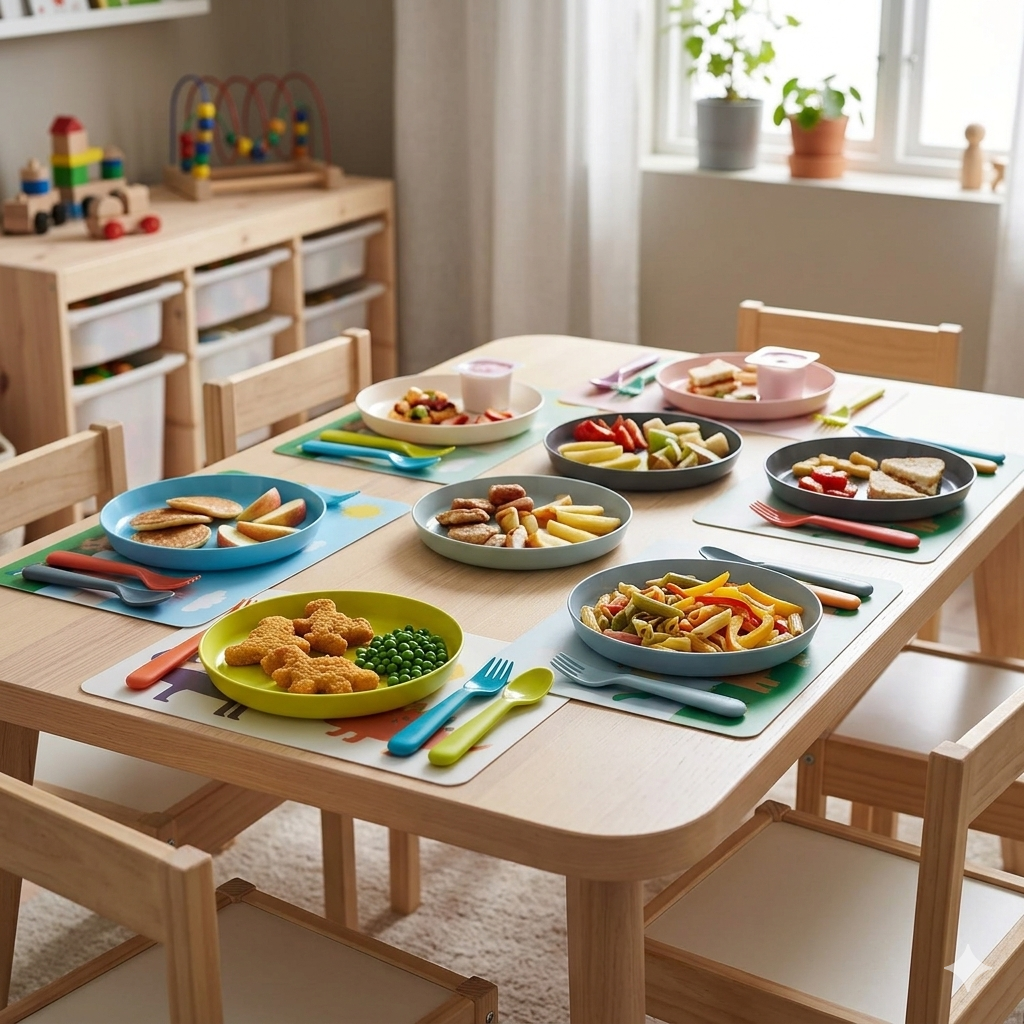 KALAS Plate, multicolour x6