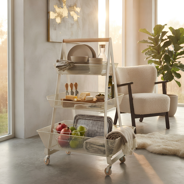 RISATORP Trolley, white