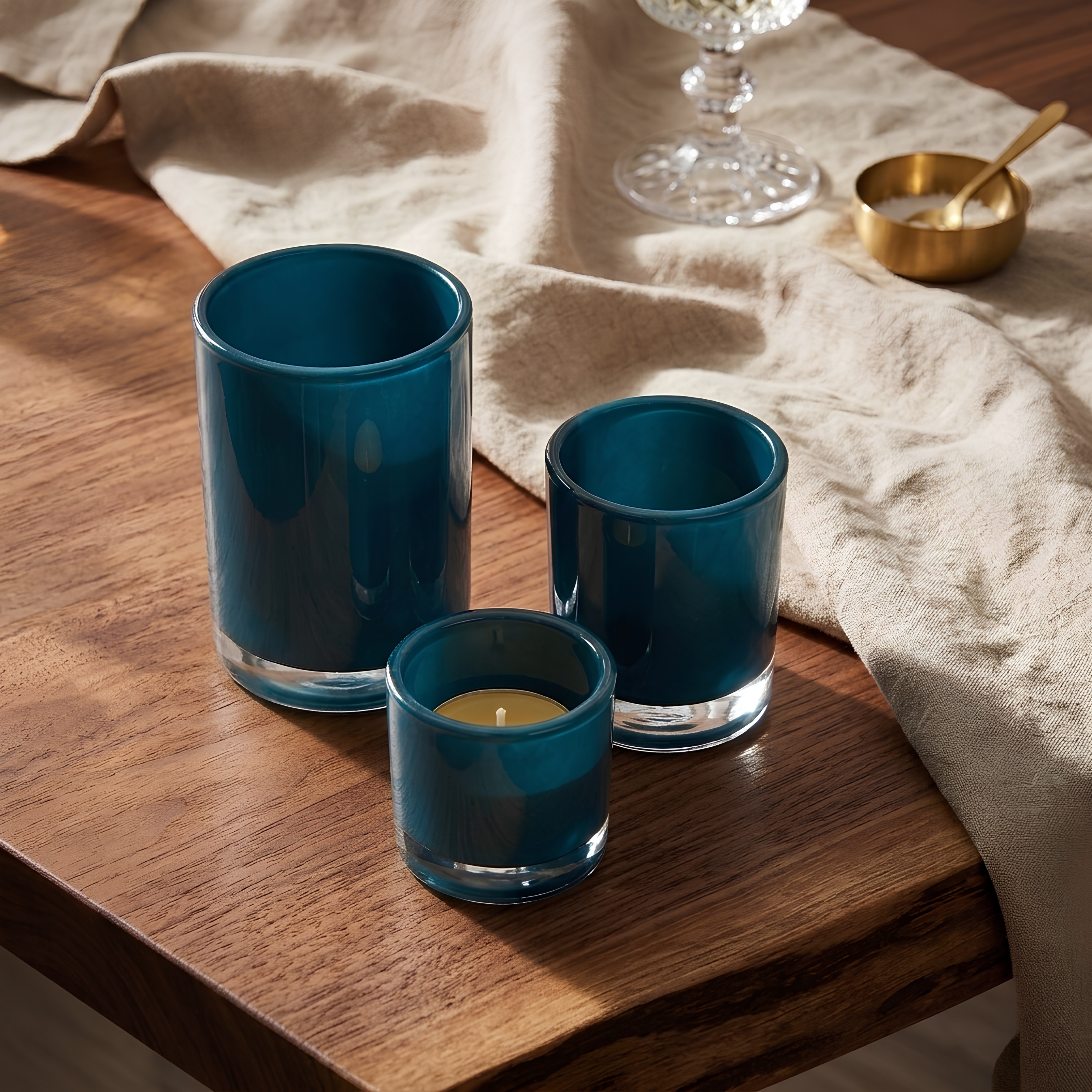 BLANDANDE candle holder, set of 3