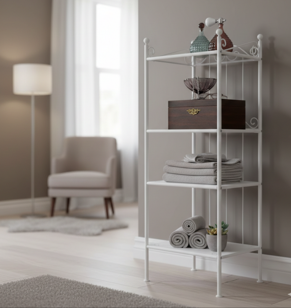 RÖNNSKÄR Shelving unit, white