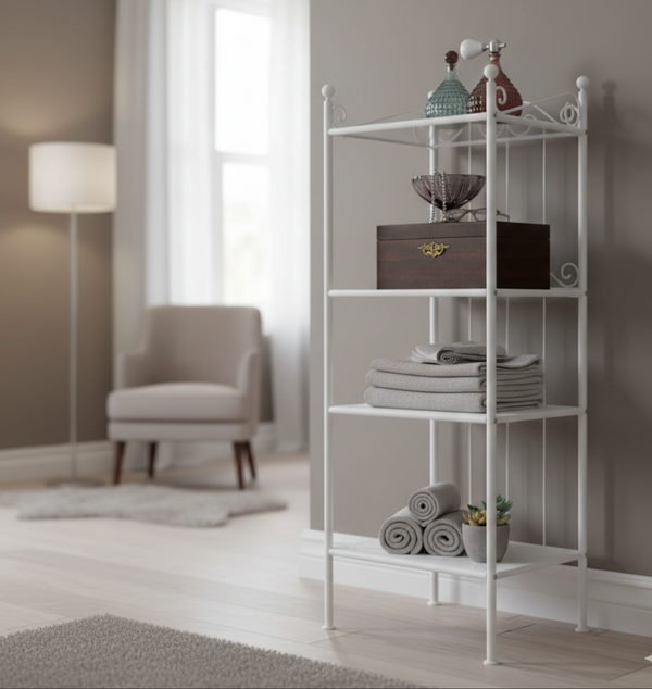 RÖNNSKÄR Shelving unit, white