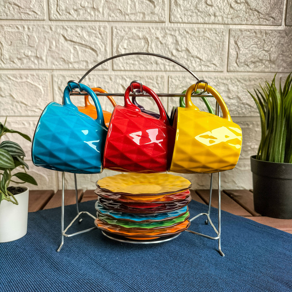 Maxim 13-Piece Espresso Set with Stand - 100 ml