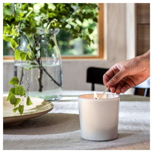 ADLAD Scented candle in ceramic jar, Scandinavian