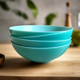 BESEGRA Bowl light turquoise/4 pack